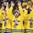 COLOGNE, GERMANY - MAY 21: Players from team Sweden salute the crowd following a 2-1 shootout win over team Canada during gold medal game action at the 2017 IIHF Ice Hockey World Championship. (Photo by Matt Zambonin/HHOF-IIHF Images)
